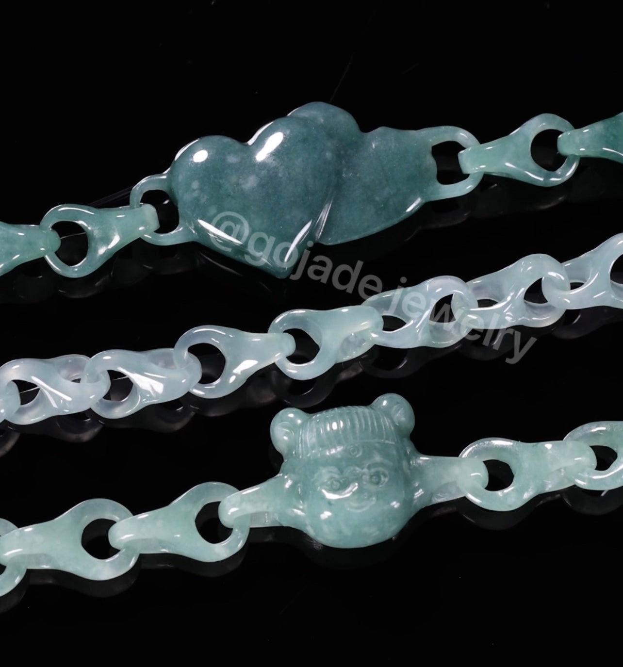 Dragon Bone Bracelet Jadeite