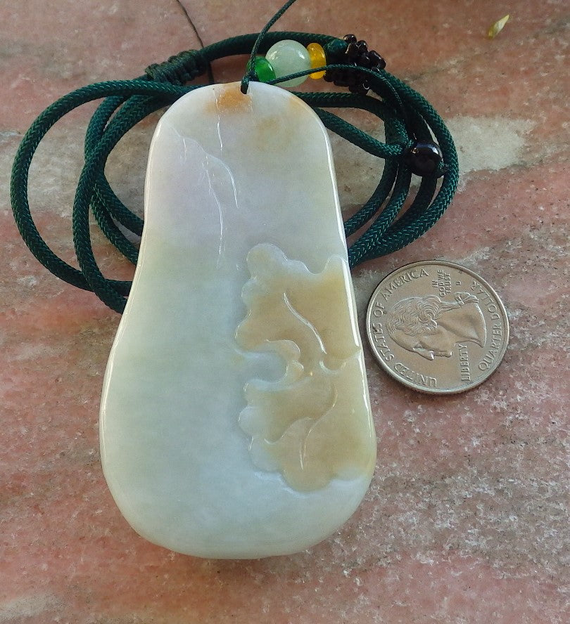 Certified Red Green Burma 100% Natural A Jade jadeite pendant Sun Wu Kong God Dragon Necklace 孙悟空 644464 TN