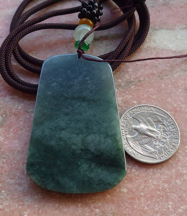 Certified Green Lavender Burma 100% Natural A Jade jadeite Pendant Phoenix Bird Flower Necklace 鸟语花香 647991 TN