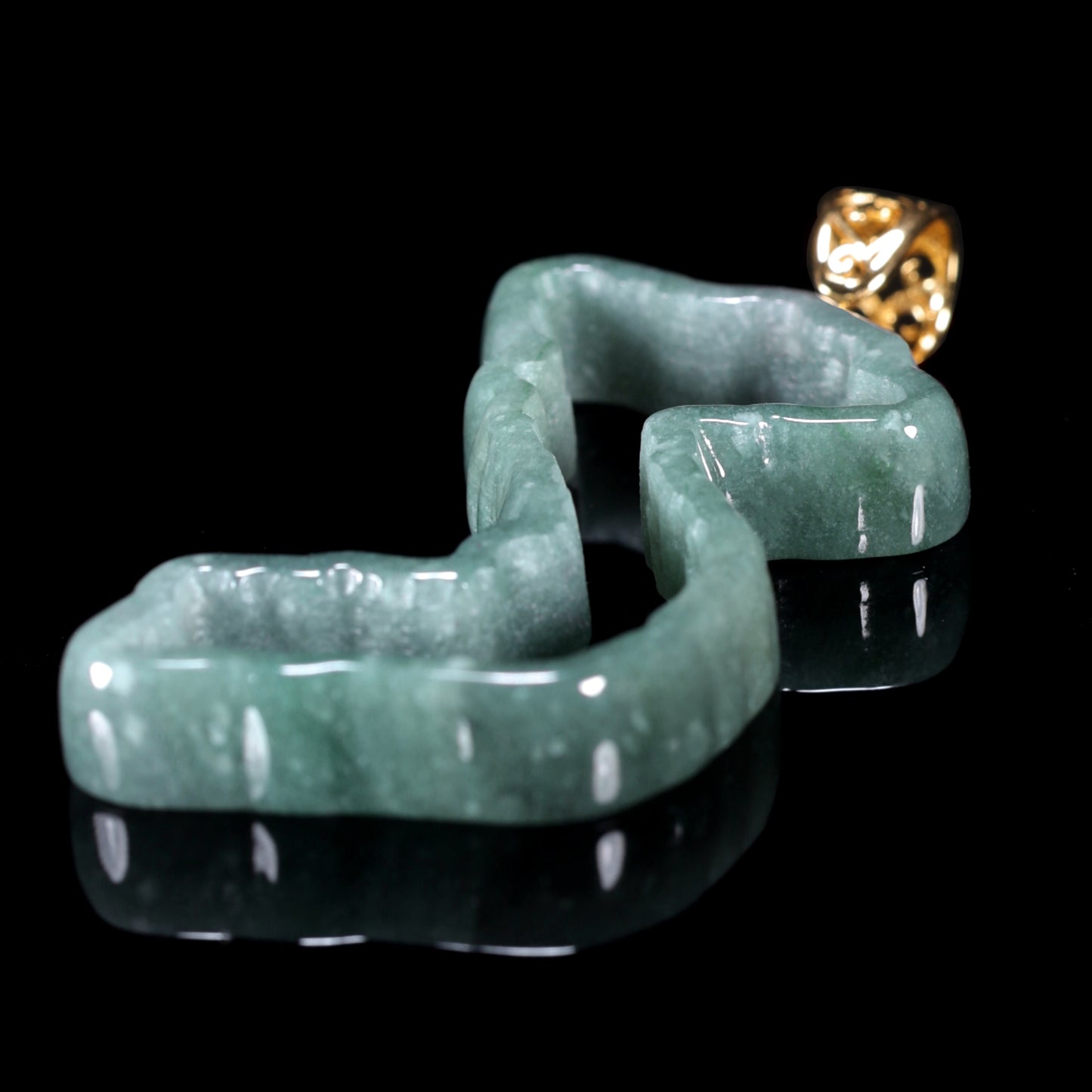The Map of Vietnam Jade Jadeite (S925 Silver Buckle)