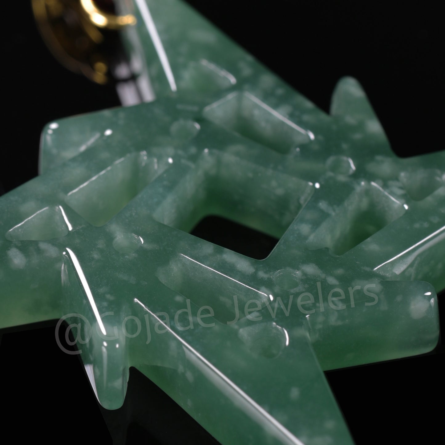 The Hip Hop Style Darts Jade Jadeite (S925 Silver Buckle)