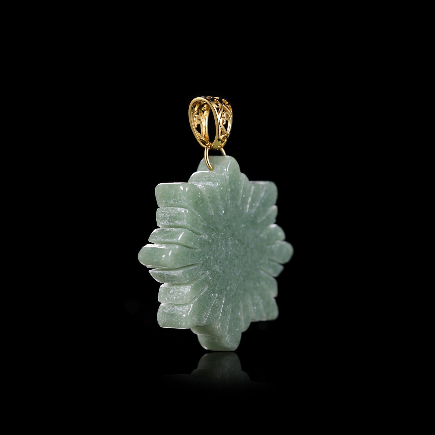 The Sun Jadeite (Gold plated buckle)