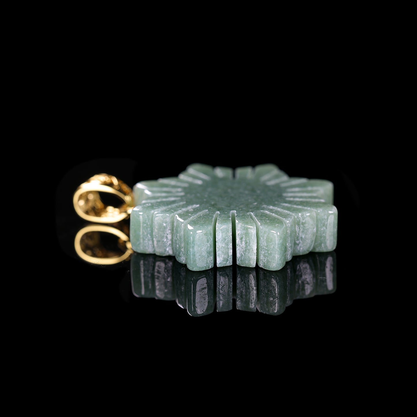 The Sun Jadeite (Gold plated buckle)