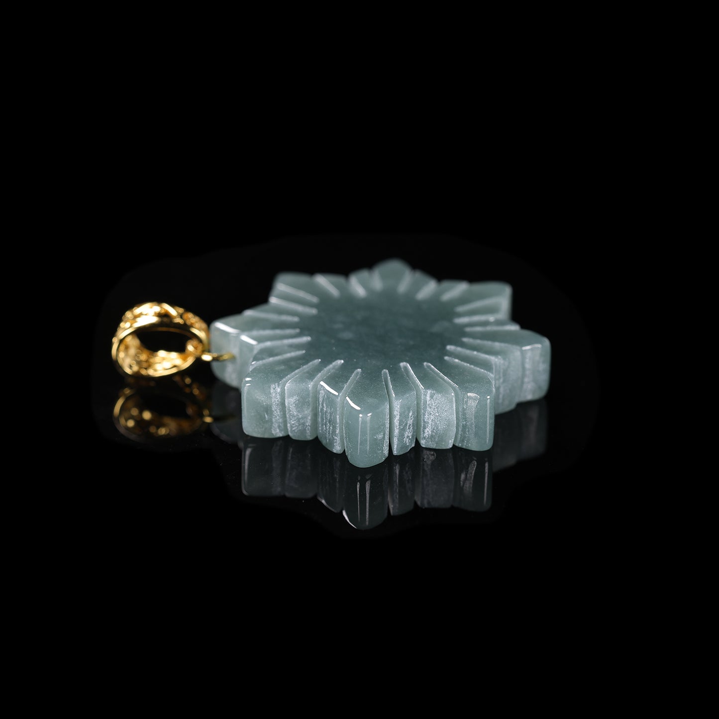 The Sun Jadeite (Gold plated buckle)