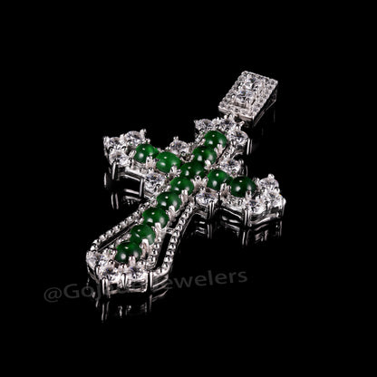 The Green Jadeite 100% Natural Burma Jade Jadeite With Certificated (S925 Silver)