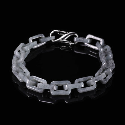 Hermès Fully Carved Bracelet 100% Natural Burma Jade Jadeite