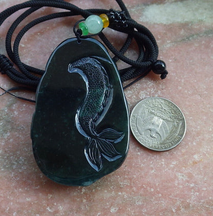 Atestita Glacia Blua Akvo Verda Birmo 100% Natura A Jadejadeita Pendanta Drako-Perlo-Koliero 生意兴隆 632763 TN