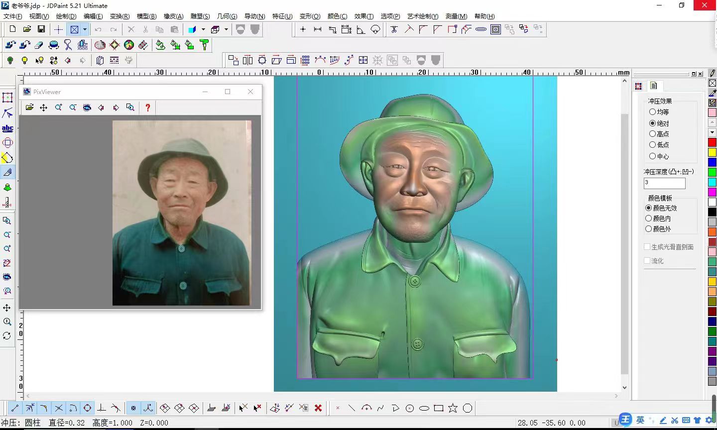 Character Customized product Displays for customers in the past