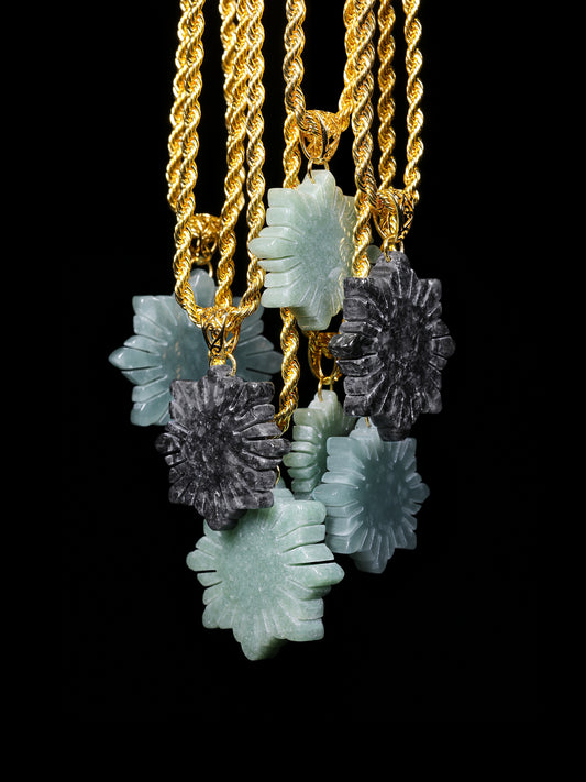 The Sun Jadeite (Gold plated buckle)