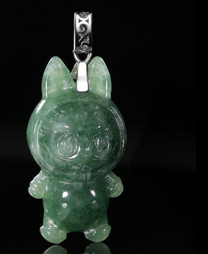 Labubu Jadeite (S925 Silver Buckle )