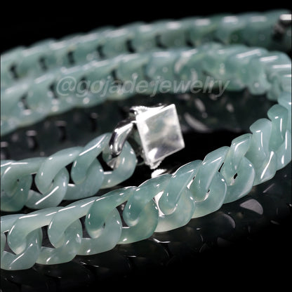 Cuban Style Necklace Jadeite