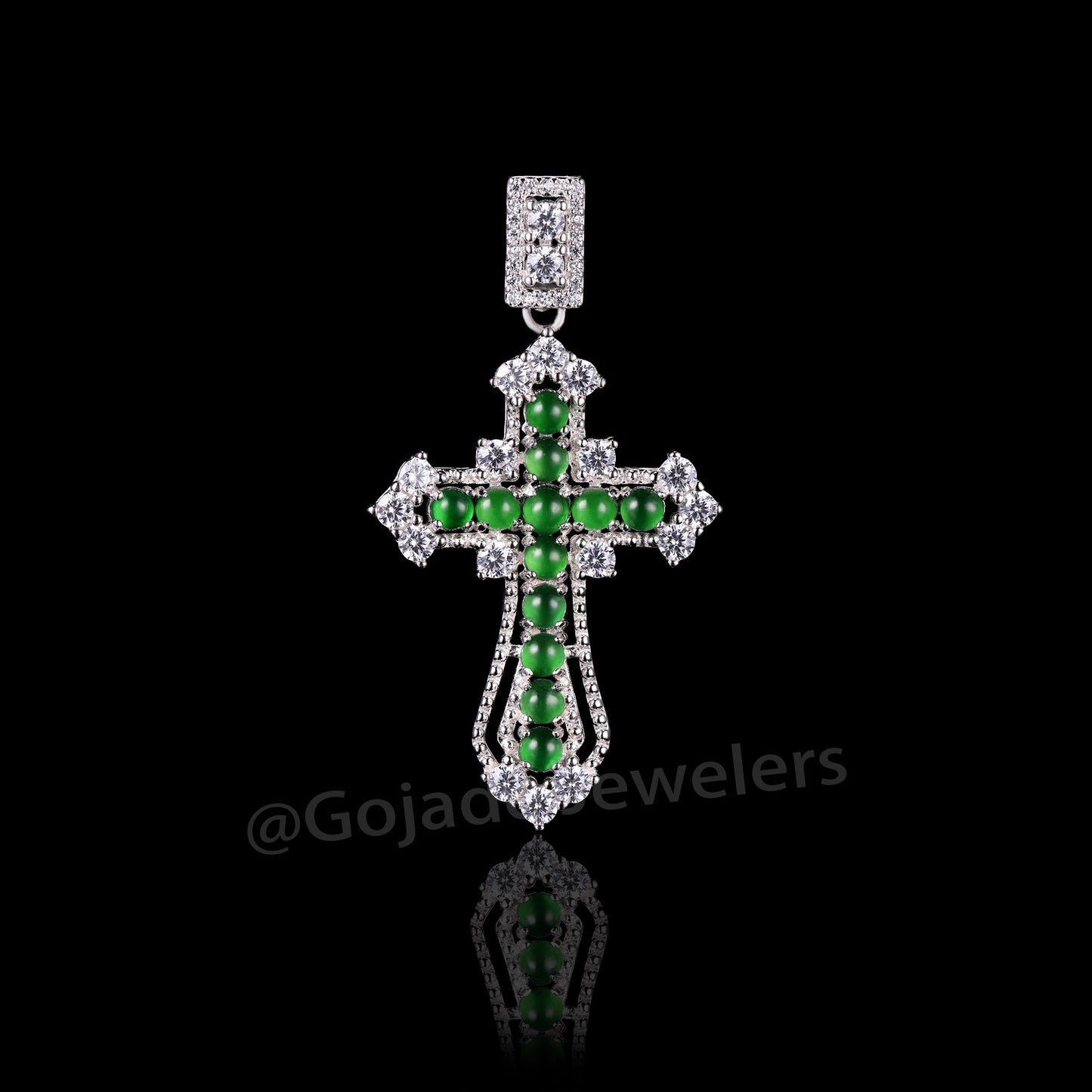 The Green Jadeite 100% Natural Burma Jade Jadeite With Certificated (S925 Silver)