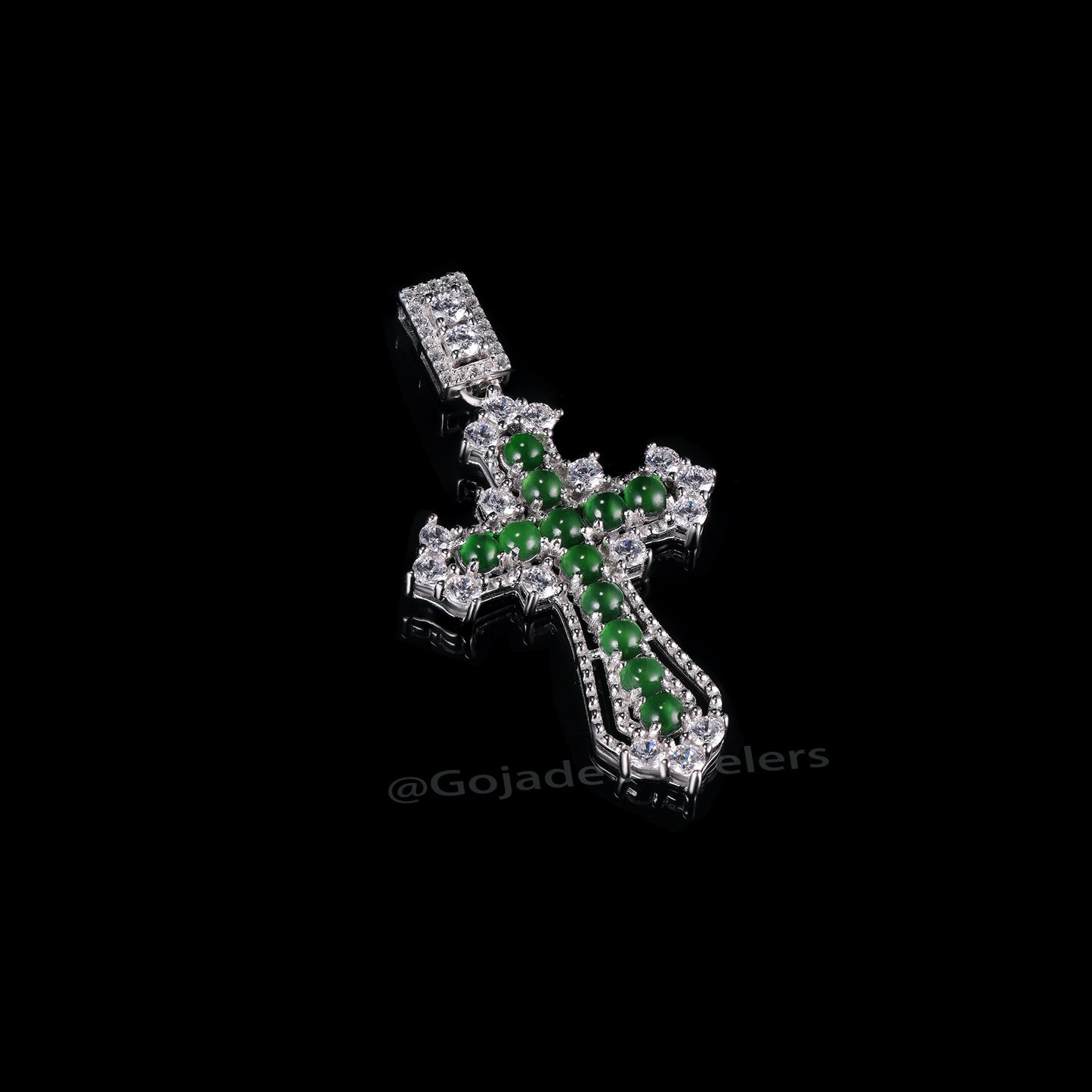 The Green Jadeite 100% Natural Burma Jade Jadeite With Certificated (S925 Silver)