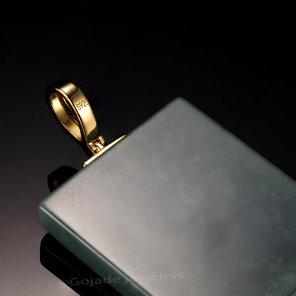 The Hand in hand Jadeite 100% Natural Burma Jade Jadeite With Certificated (S925 Silver Buckle)