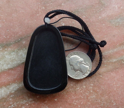 Certified Green Black 100% Burma Natural A Jade jadeite pendant Guanyin Kwan Yin Lotus Flower Necklace墨翠 观音 518432 TN