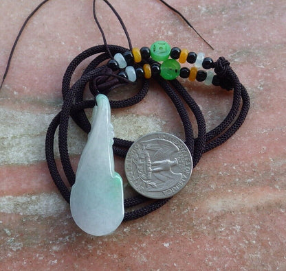 Certified Green 100% Bumra Natural A Jade jadeite pendant Flower Necklace 花开富贵 521689 TN