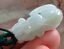 Certified Green 100% Burma Natural A Jade jadeite Pendant Bee Necklace 蜜蜂 522510 TN