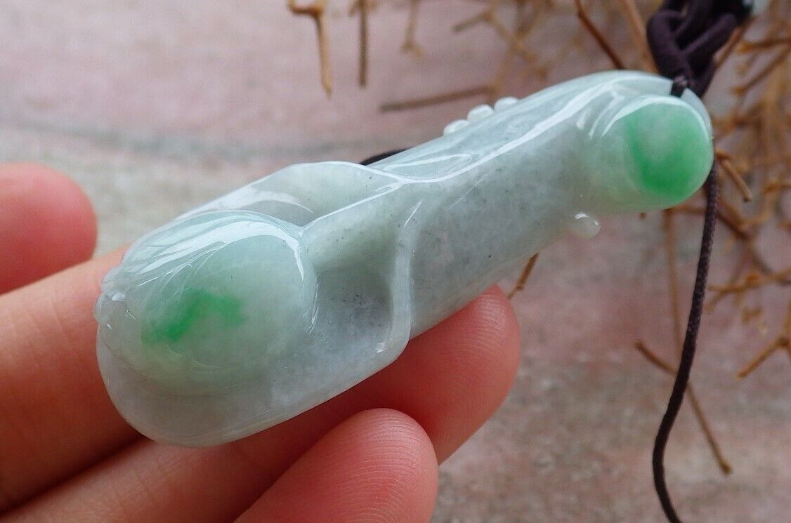 Certified Green 100% Burma Natural A Jade jadeite pendant Rose Flower Necklace 花开富贵 522540 TN