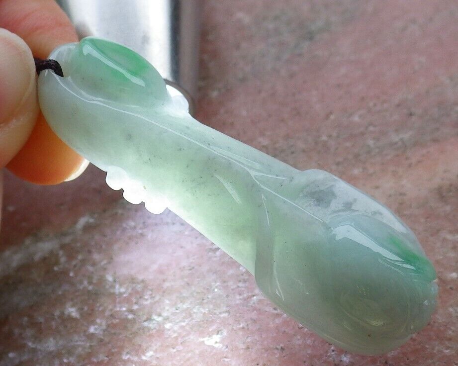 Certified Green 100% Burma Natural A Jade jadeite pendant Rose Flower Necklace 花开富贵 522540 TN