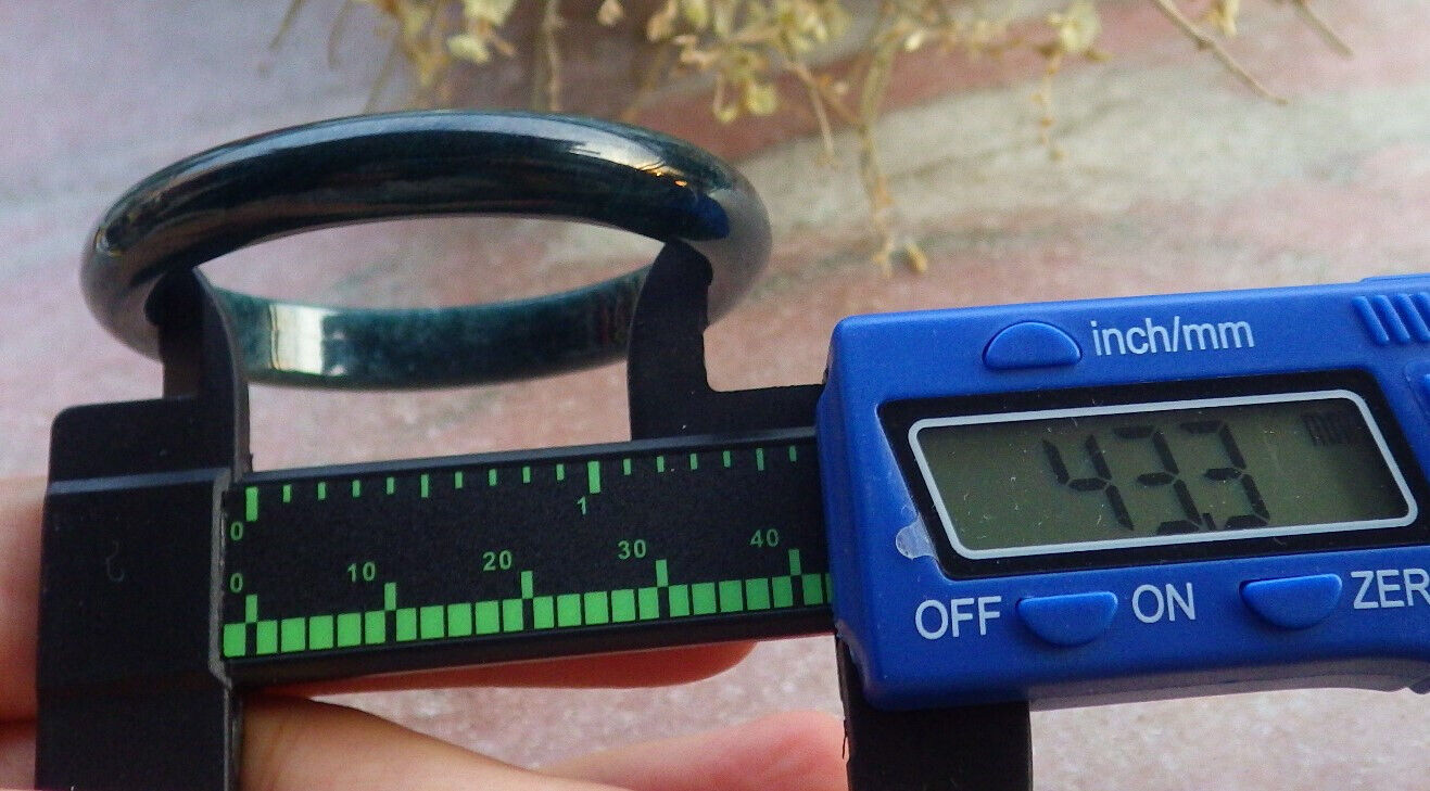 Certified Green Burma 100% Natural A JADE Jadeite Baby Bangle Bracelet 43 mm 646916 TN