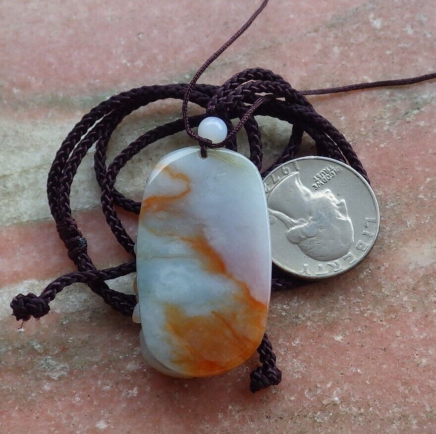 Atestita Ruĝa Birmo Natura A Jado-jadeita pendanta Papilia Floro 蝴蝶 526078 TN