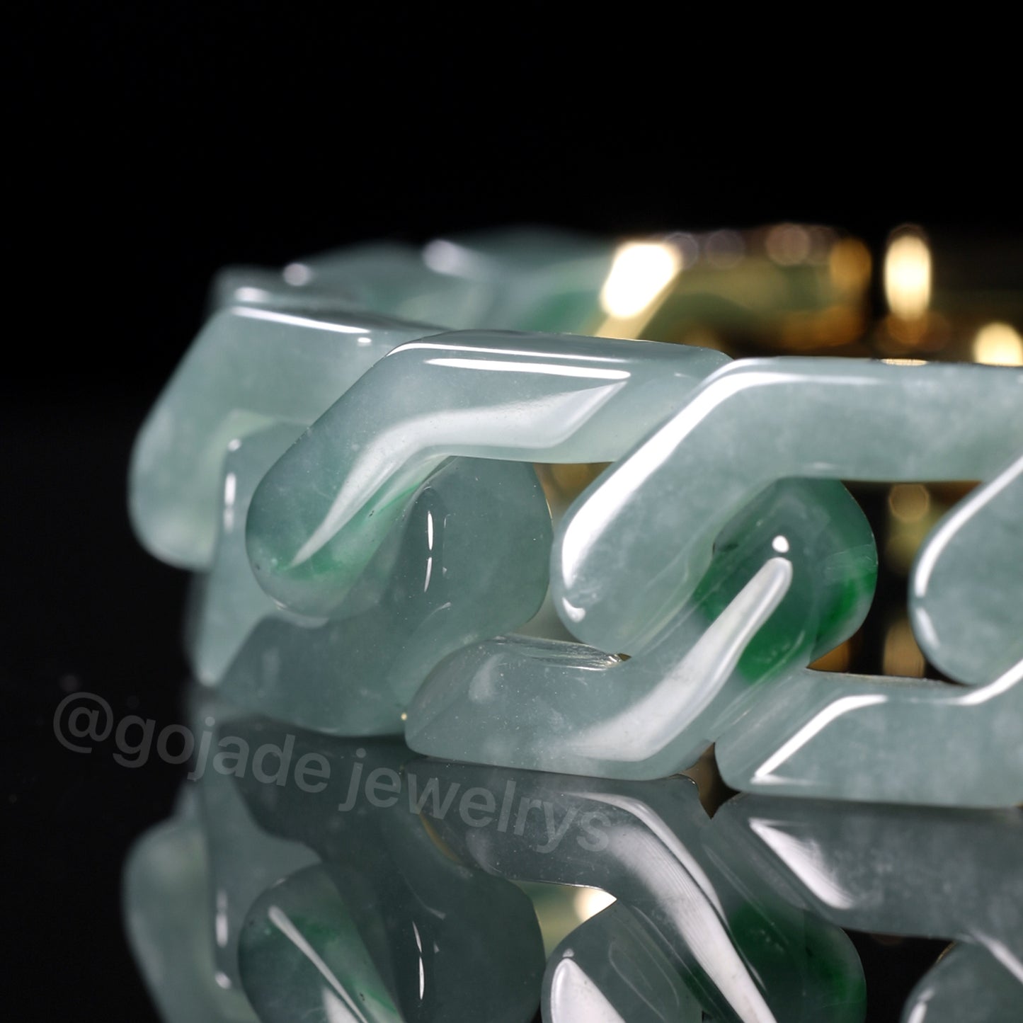 The Hip Hop Jade Bracelet (S925 Silver With Mozambique Diamonds)