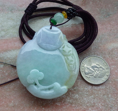 Atestita Verda Pala Lavenda Birmo 100% Natura A Jadejadeito Pendanta Strigo Ruyi Monera Koliero 猫头鹰 630886 TN