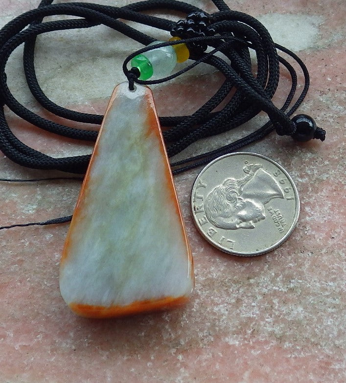 Certified Red Burma 100% Natural A Jade jadeite Pendant Phoenix Bird Flower Necklace 鸟语花香 631209 TN
