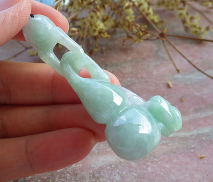 Atestita Verda Pala Lavenda Birmo 100% Natura A Jado-jadeito Pendanta Birdo Fenikso-Kurbo W Ringo 631290 TN