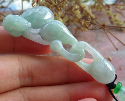 Atestita Verda Pala Lavenda Birmo 100% Natura A Jado-jadeito Pendanta Birdo Fenikso-Kurbo W Ringo 631290 TN