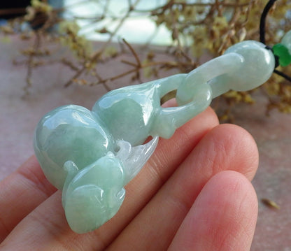 Atestita Verda Pala Lavenda Birmo 100% Natura A Jado-jadeito Pendanta Birdo Fenikso-Kurbo W Ringo 631290 TN