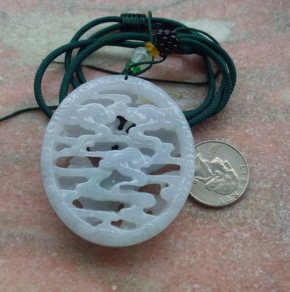 Atestita Verda Pala Lavenda Birmo 100% Natura A Jadejadeita Pendanta Fenikso-Flora Koliero 凤凰 637477 TN