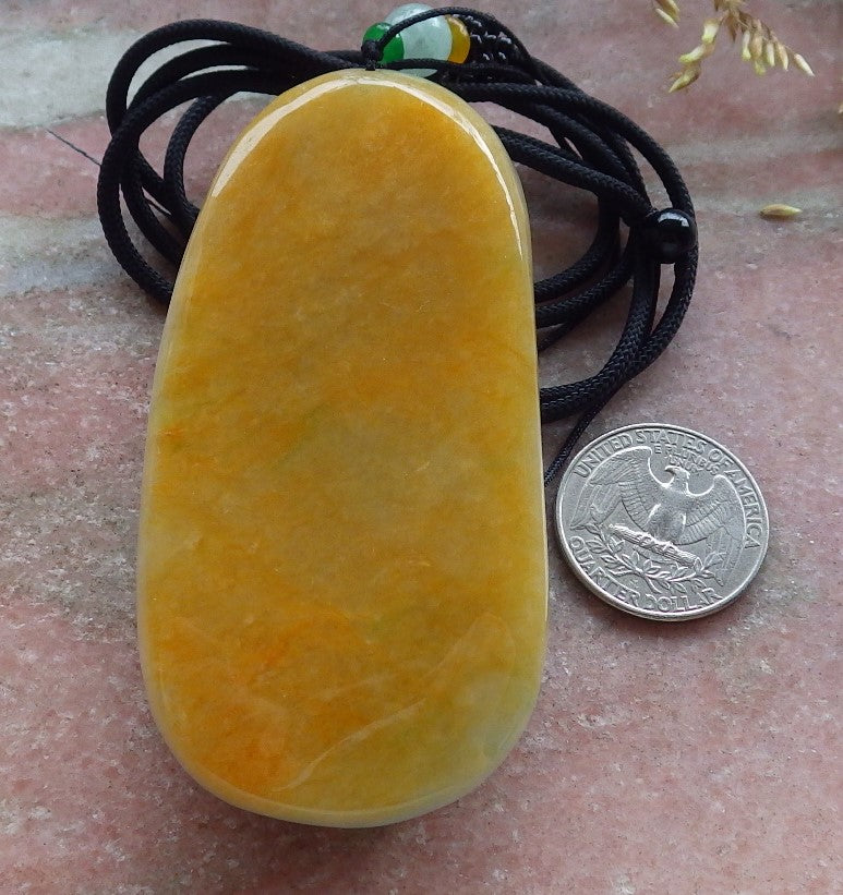 Certified Yellow Green Burma 100% Natural A Jade jadeite Pendant Phoenix Bird Flower Leaf Necklace 鸟语花香 641277  TN