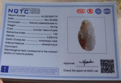 Certified Red Green Burma 100% Natural A Jade jadeite Pendant Phoenix Monkey Flower Ruyi Necklace 凤凰 641671  TN