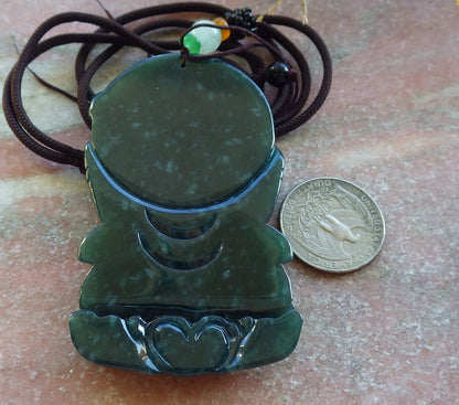 Certified Icy Blue Water Green Burma 100% Natural A Jade jadeite Pendant Guanyin Kwan Yin Lotus Flower Necklace 观音 642601  TN