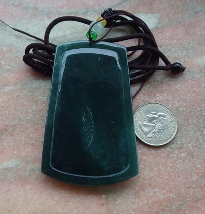 Certified Icy Blue Water Burma 100% Natural A Jade jadeite Pendant Landscape painting Guanyin Kwan Yin Tree Necklace 山水画 643286  TN