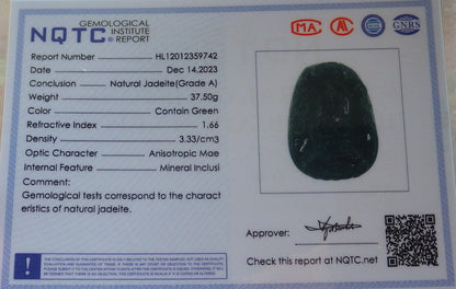 Certified Icy Green Burma 100% Natural A Jade jadeite Pendant Guanyin Kwan Yin Lotus Flower Sword Dragon Necklace 观音 644403  TN