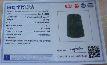 Certified Icy Green Burma 100% Natural A Jade jadeite pendant 1000 Hand Guanyin Kwan Yin Lotus Flower Necklace 观音 644412  TN