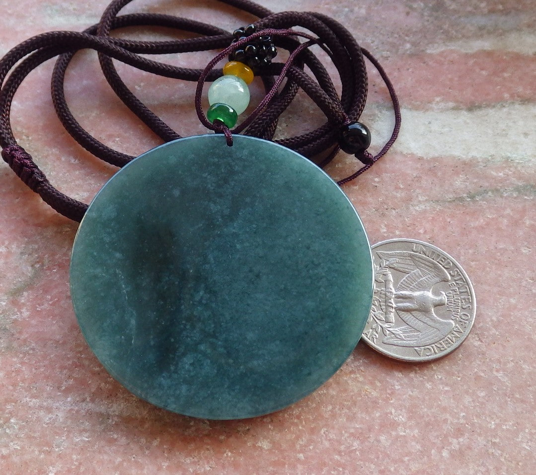 Certified Icy Green Burma 100% Natural A Jade jadeite pendant 1000 Hand Guanyin Kwan Yin Lotus Flower Necklace 观音 647509 TN