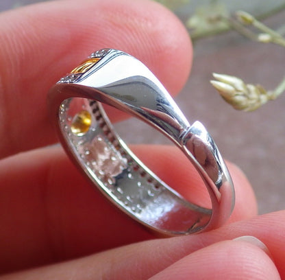 Certified Icy Green silver 0.925 Burma 100% Natural A JADE Jadeite Cabochon RING USA 6.5 戒指 648911 TN