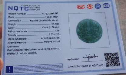 Certified Icy Green Pale Lavender Burma 100% Natural A Jade jadeite Pendant 1000 Hand Guanyin Kwan Yin Lotus Flower Necklace 观音 650653 TN