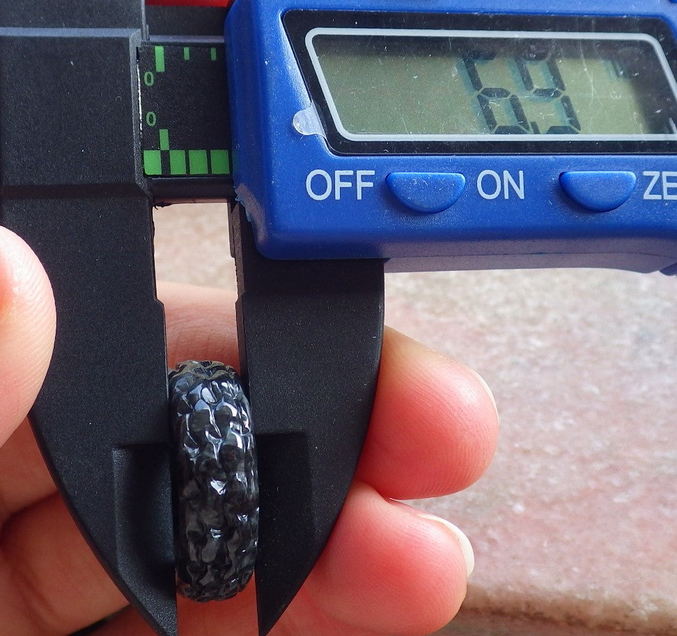 Certified Black Burma 100% Natural A JADE Jadeite Dragon RING USA. 5.25 戒指 650786 TN