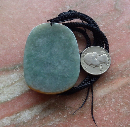 Certified Red Green 100% Natural A Jade jadeite Pendant Deer Flower Necklace 梅花鹿 526141  TN