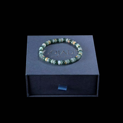 The Abacus Bead Mixed Colors Bracelet 100% Natural Burma Jade Jadeite With Certificated