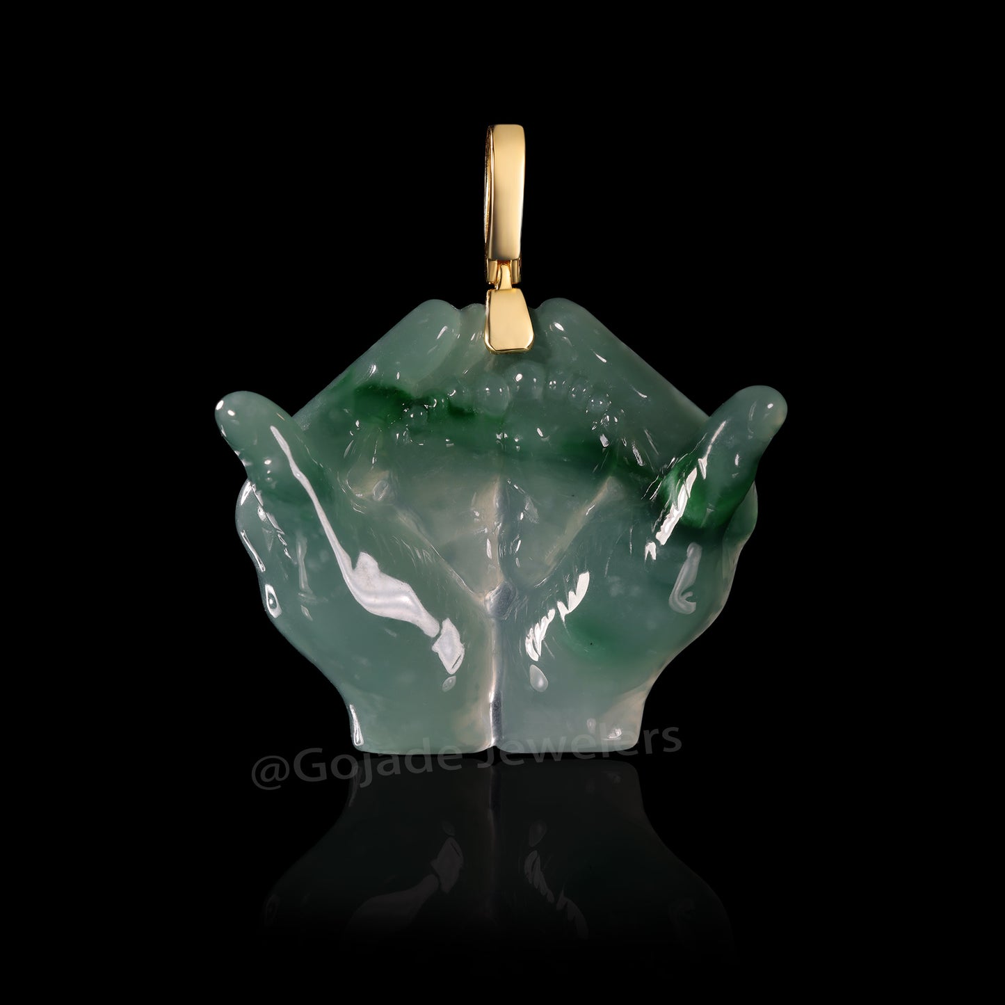 The Love for babies Jadeite 100% Natural Burma Jade Jadeite With Certificated (S925 Silver Buckle)