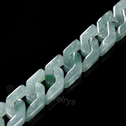 The Hip Hop Jade Bracelet (S925 Silver With Mozambique Diamonds)