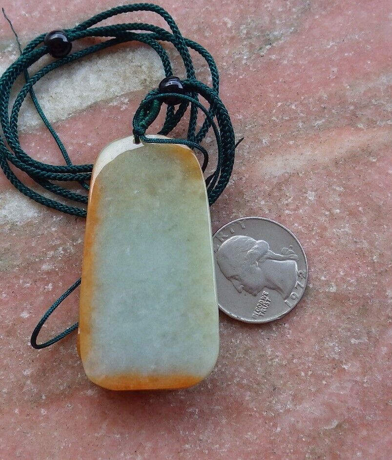 Certified Red Green 100% Natural A Jade jadeite Pendant Phoenix Ruyi Necklace 凤凰 526281  TN