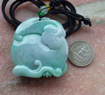 Atestita Verda Birmo 100% Natura A Jadejadeito Penda Strigo Ruyi-Koliero 猫头鹰 632560 TN