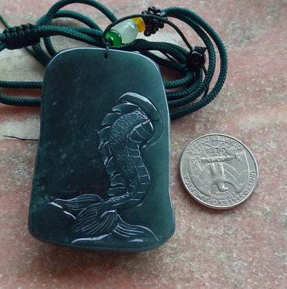 Certified Icy Green Burma 100% Natural A Jade jadeite pendant Buddha God Acalanatha Dragon Necklace 不动明王 634427  TN