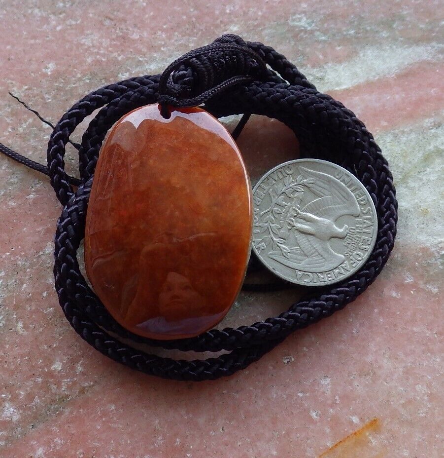 Certified Brown Red Green 100% Natural A Jade jadeite Pendant Gold Fish Sea Shell Necklace 金玉满堂 528832  TN
